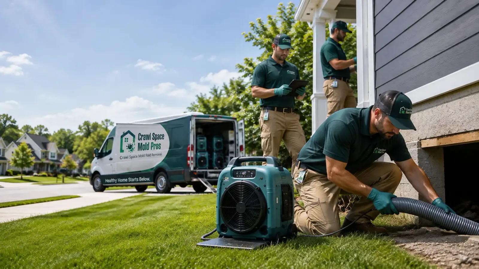 Crawl Space Mold Removal in Hanover, MI